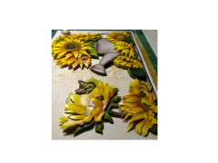 Quadro Flores - Girassol com regador - loja online