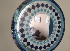 Mandala de parede em mosaico de vidro - comprar online