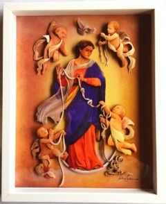Imagem do Quadro Santos Católicos - Nossa Senhora Desatadora dos Nós