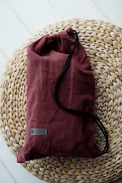 Mochila Prime v3 Little Frog talla baby modelo Pure Linen Marsala - Mamifera