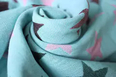 Fular Stars Ultra Black Rose Mint - comprar en línea