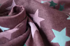 Fular Stars Ultra Black Rose Mint en internet