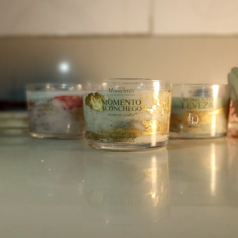 Vela Aromática Momentos – Aconchego (Canela) - comprar online
