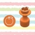 Imagem do Carimbo marcador personalizado para brigadeiro tema frutas frutinhas