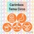 Carimbo marcador personalizado para brigadeiro tema Circo palhaço festa infantil - GMA Print 3D