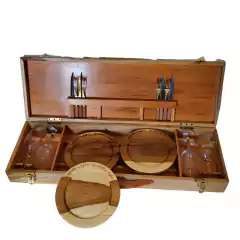 Kit Para Asados Para 4 Personas Con Copas