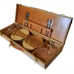 Kit Para Asados Para 4 Personas Con Copas - comprar online