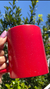 Taza Mágica Roja con glitter personalizada