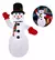 Inflable "Muñeco De Nieve De Navidad" Con Led Abundio 2.4 Mts