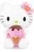 PELUCHE KAWAI "KITTY HELADO"