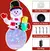Inflable Navideño "Muñecos De Nieve Con Luz Led" 2.40 Mts - LALO´S SHOP