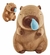 PELUCHE "CAPIBARA DE CARPINCHO CON MOCO" 38CM