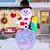 Inflable Navideño "Muñeco de Nieve" Con Luz Led 1.5 Mts - LALO´S SHOP
