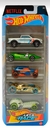 SET 5 CARROS "HOT WHEELS LET'S RACE"