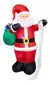 Inflable Navideño "Santa con Lista / Regalos" Luz Led 1.80 Mts - comprar en línea
