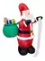 Inflable Navideño "Santa con Lista / Regalos" Luz Led 1.80 Mts - LALO´S SHOP