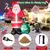 Inflable Navideño "Papá Noel y regalo" De 2.43m Con Luz Led - LALO´S SHOP