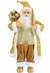 MUÑECO DE NAVIDAD "PAPA NOEL CON COSTAL Y ARBOL NAVIDEÑO" TRAJE DORADO