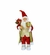 MUÑECO NAVIDEÑO "PAPA NOEL CON CAJA DE REGALO TRAJE ROJO"