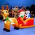 Inflable Navidad "Trineo Santa con muñeco de nieve" 2 Mts largo - tienda en línea