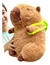 PELUCHE "CAPIBARA CON MOCHILA DE TORTUGA" 38CM - LALO´S SHOP
