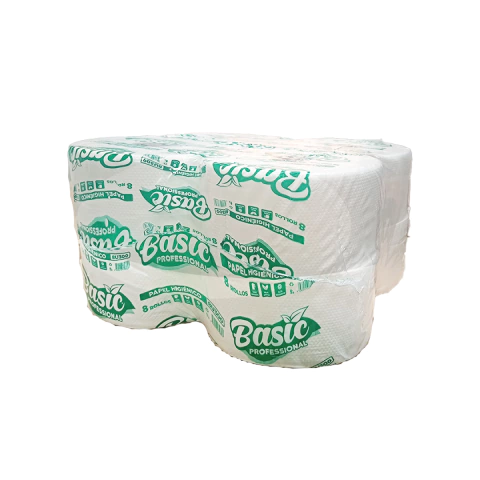 PAPEL HIGIÉNICO BLANCO PURO 8X300 MTS - BASIC