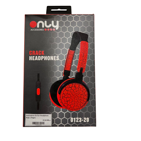 Auriculares Stereo Headphone Wireless (Negro/Rojo) - comprar online