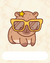 008 - capibara (fondo arena) - tienda online