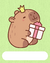 009 - capibara (fondo verde) - comprar online