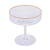Conjunto 2 Taças de Vidro Coupe com Borda Dourada Lines 200ml - Wolff na internet