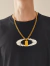 Cordão Elo Grumet Com Pingente Religioso na internet