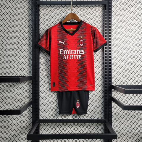 Conjunto Infantil Do Ac Milan