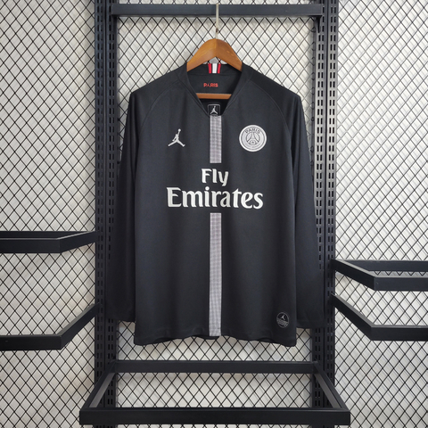 Camisa De Manga Comprida Retrô Do PSG - 18/19