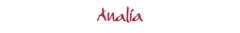 Banner de la categoría ANALIA 
