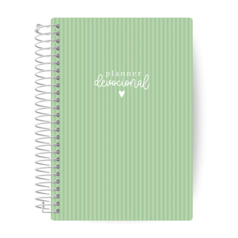 Planner Devocional Católico - Capa Verde