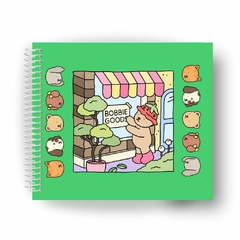 Livro Para Colorir Bobbie Goods Capa Dura C/ 50 Folhas Em 150g - Verde