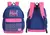 Mochila Self Love De Costas Azul Marinho E Rosa - Xeryus na internet