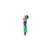 Mini Caneta Esferográfica 0.7mm 4 Cores Rainbow Unicórnio LYKE - comprar online