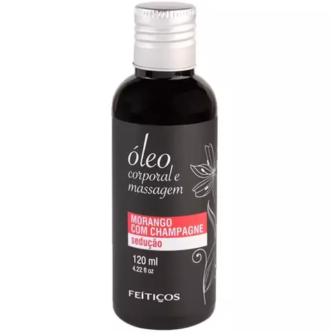 Oleo Corporal de Massagem Morango c/ Champagne