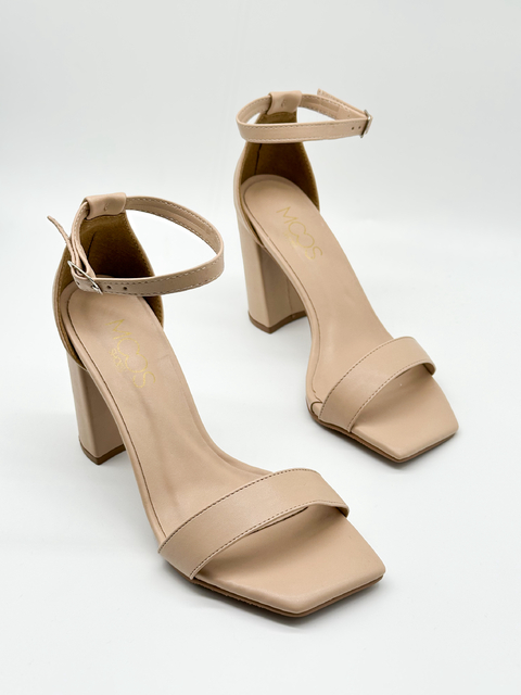 SANDALIA SALTO ALTO BIA NUDE