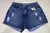 SHORT JEANS FLORES