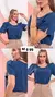 BLUSA NO TECIDO VISCOLINHO LISO