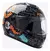 Casco HAWK Rockwell Zombie Gris Naranja Brillo