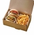 CAJA DELIVERY HAMBURGUESA 15*23*9 CON TAPA - comprar online