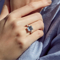 Ocean Ring Aguamarina - comprar online