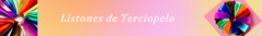 Banner de la categoría LISTONES Y BOTONES DE TERCIOPELO