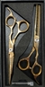 Juego tijeras Astoria Gold 3012T 7"