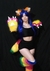 Furry garras manos arcoiris - comprar online