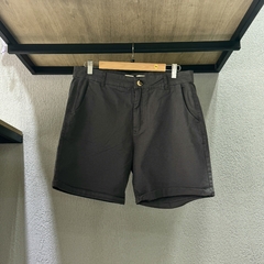 BATUK BERMUDA DE GABARDINA GRIS