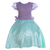 Fantasia Vestido Pequena Sereia Infantil Festa Luxo - comprar online
